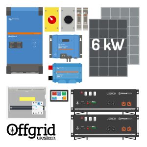 6kw Medium solar and battery kit