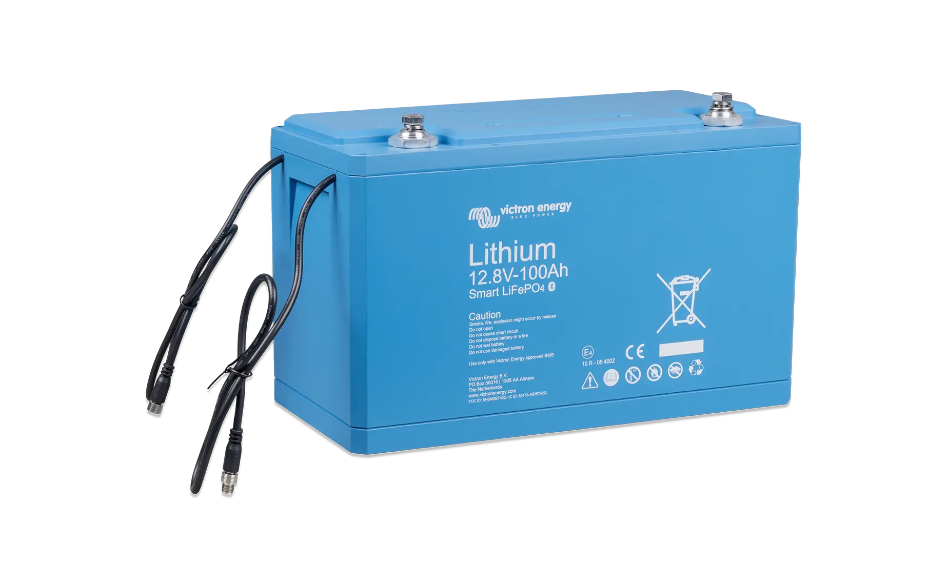 LiFePO4 Battery 12.8V/100Ah Smart - Offgrid Western Camper Van leisure  battery